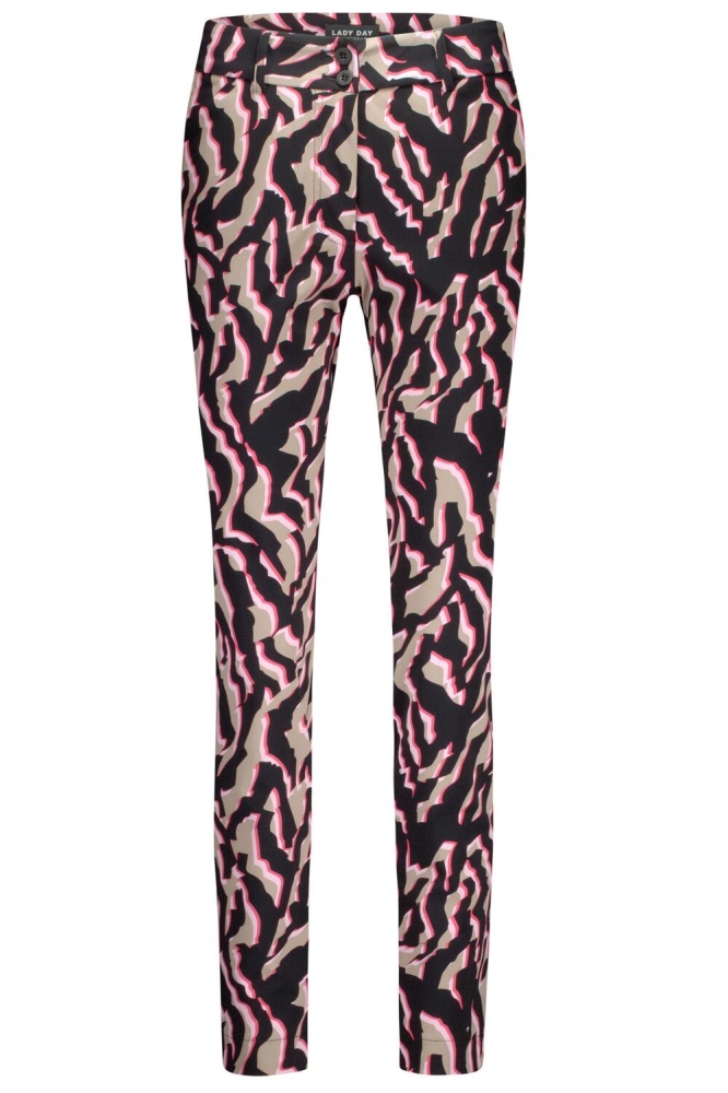 COLETTE TROUSER L14 496 2329 ZEBRA PRINT